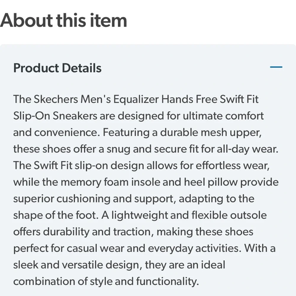 Men’s Skechers Hands Free Swift Fit Shoes - Picture 14 of 14